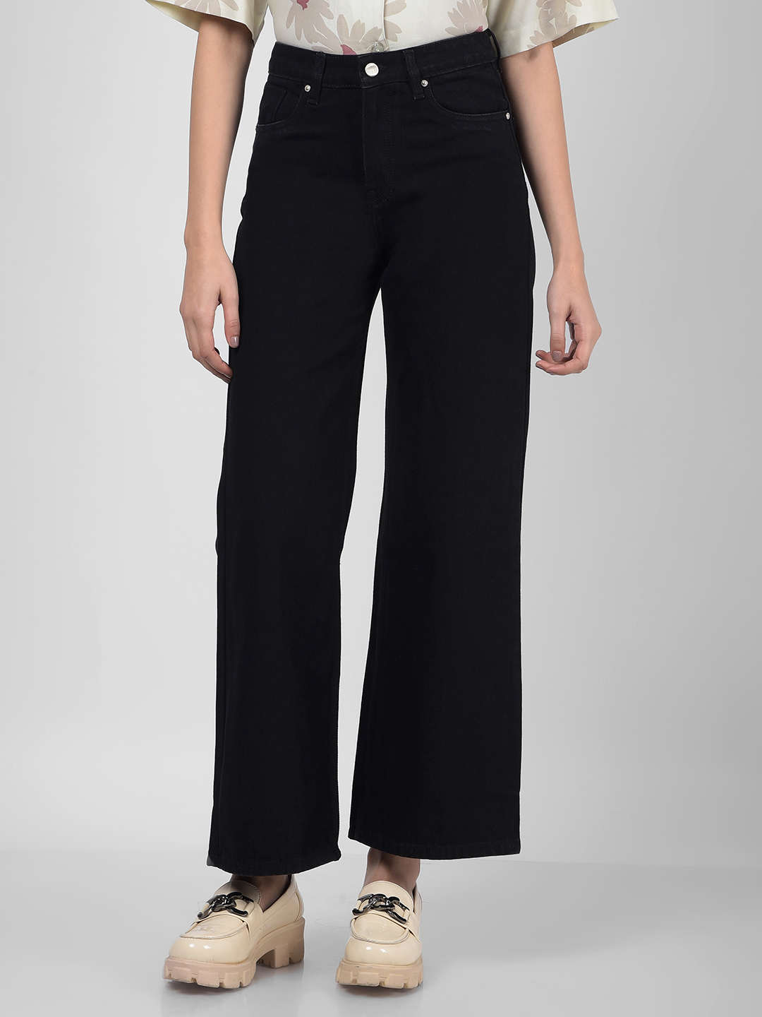 Numero Uno Women Solid Black Jeans